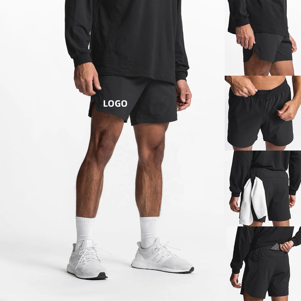 Mens Clothing Homme Active Wear Shorts De Hombre Polyester Athletic Sportswear Body Building Quick Dry Running Shorts