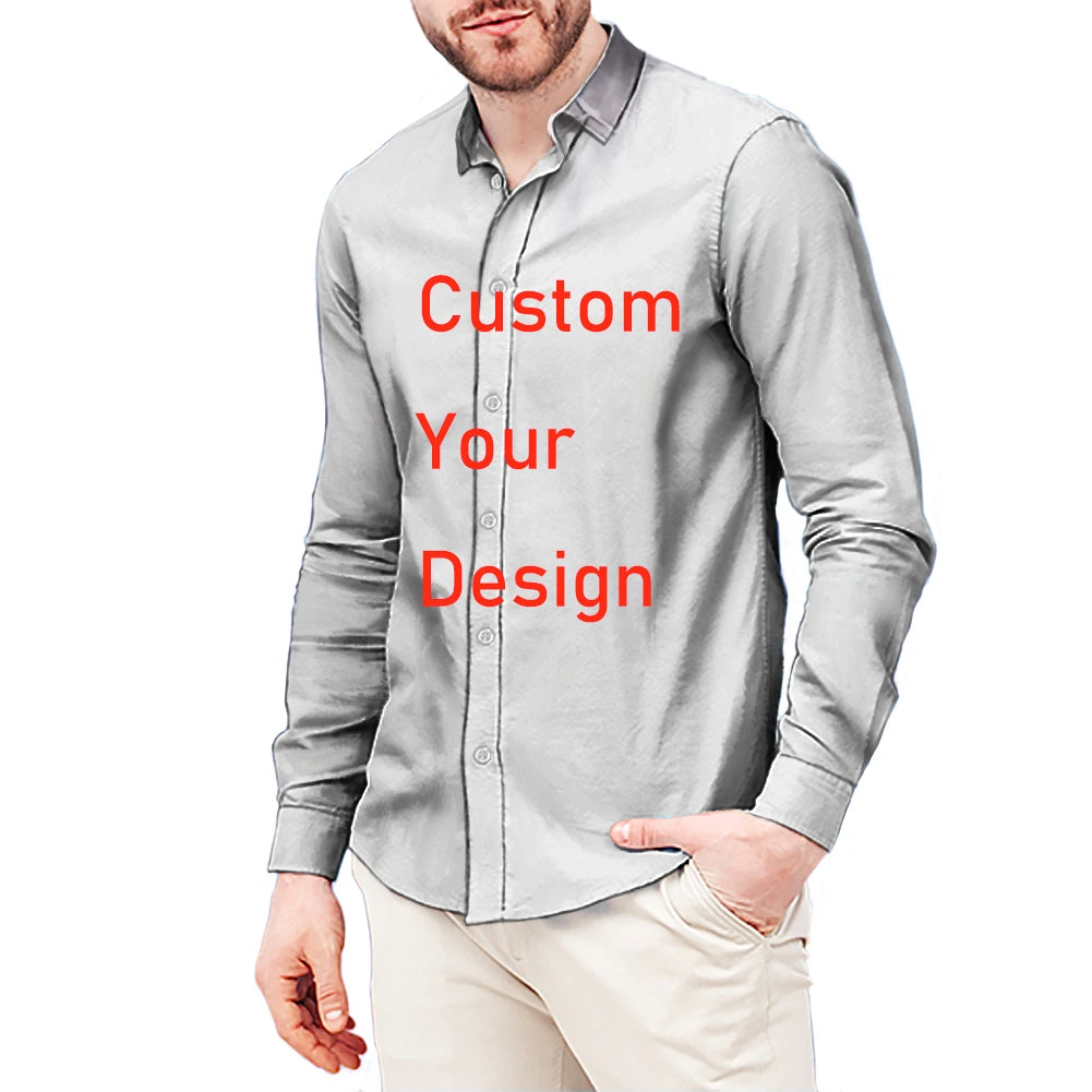 Long Sleeve Shirts for Men Casual Papua New Guinea Flag Pattern Shirt Mens Clothing Customized Plus Size Button up Gym Shirts