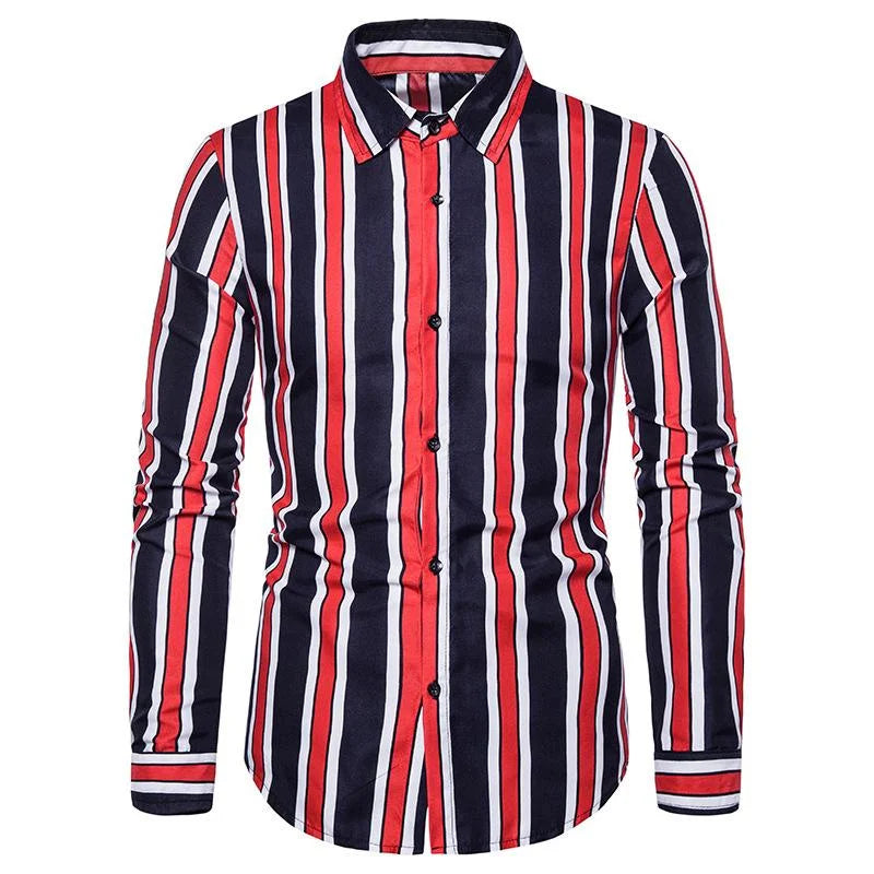 Shirts men's casual wear a range of red white black new designer casual wear soft comfortable fashion autumn and winter XS-6XL