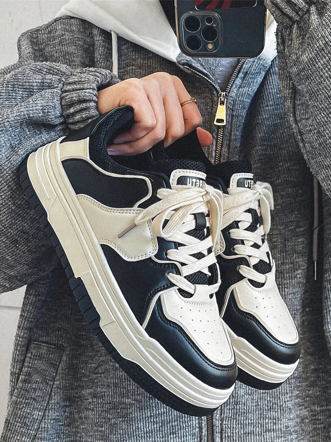 Shoes For Man Men Shoes Male Sneakers Autumn New Casual Thick Sole Student American Style Fashion Sneakers