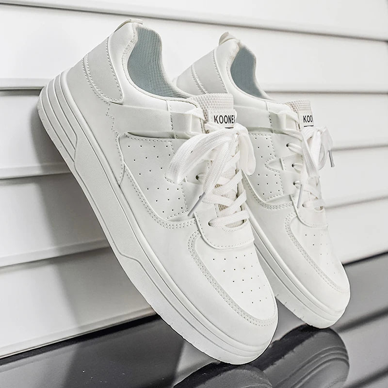 Fashionable sports shoes - skate shoes. Low-top lace-up shoes with a school style and street style, suitable for daily outdoor