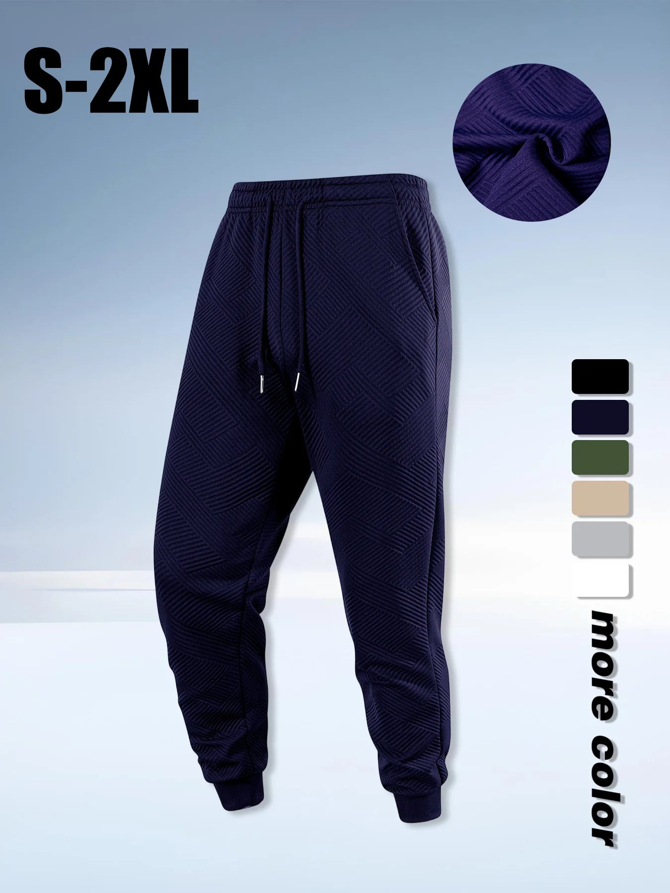 Men's Pants Autumn New Sport Jogging Trousers Fitness Loose Fit Clothing Solid Color Outfit Streetwear Pants Outdoor Streetwear