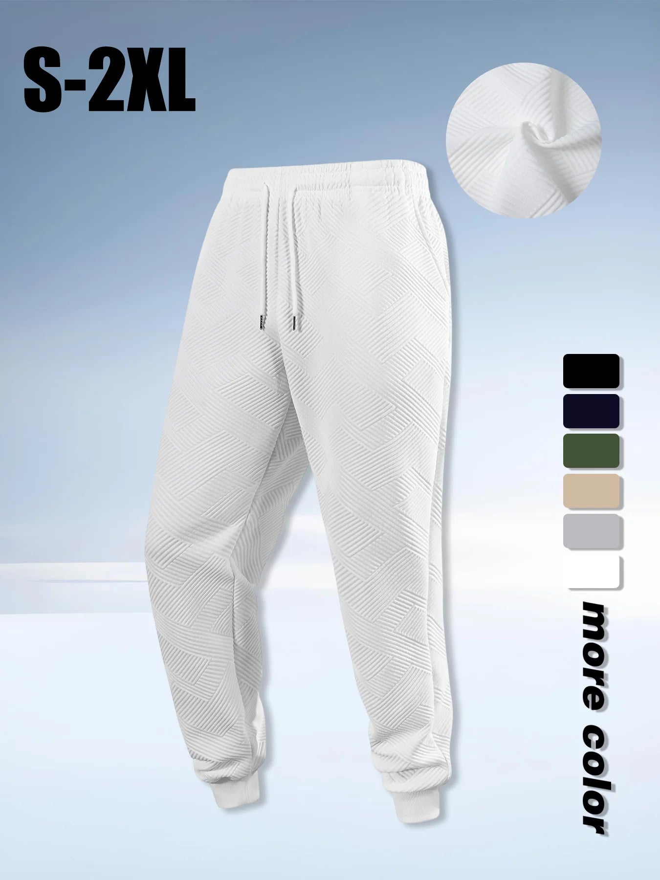 Men's Pants Autumn New Sport Jogging Trousers Fitness Loose Fit Clothing Solid Color Outfit Streetwear Pants Outdoor Streetwear