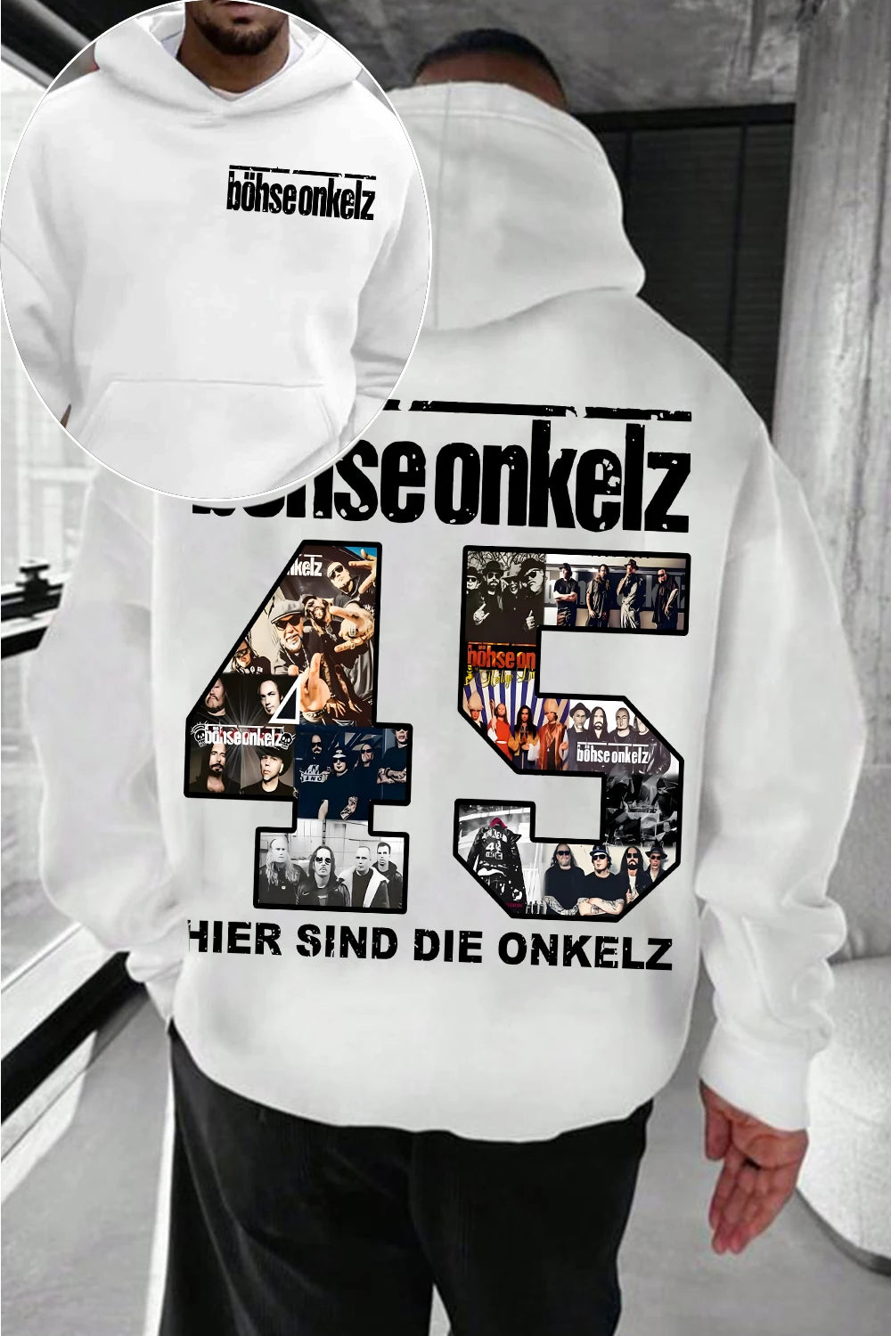 Böhse Onkelz Printed Hoodies Vintage 90s Bohse Onkelz Heavy Rock Hoodies Oversized Women Men Pullover Hoodies Streetwear Hoodies