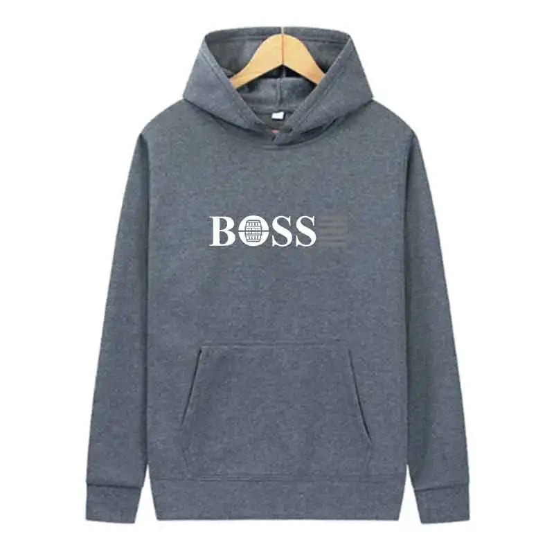 Hooded sweatshirt for outdoor sports and jogging Fashionable hooded tops men's casual street clothing Unisex clothing for spring