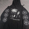 Gothic Punk Hoodies Y2k style Vintage Letter Graphic Print Hoodies Gothic E-girls Print Hoodies 2000s Winter Sweatshirts Hoodies