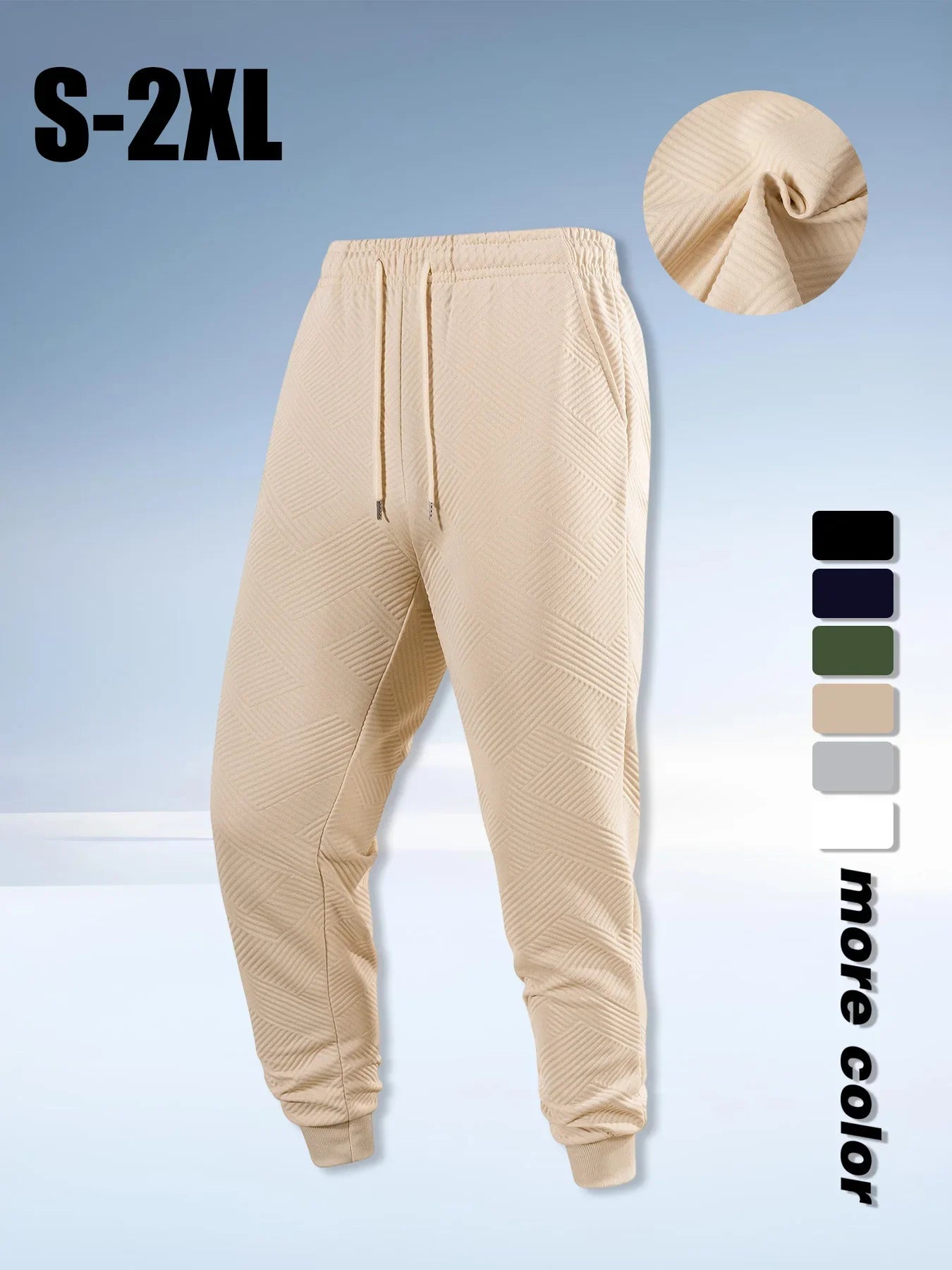 Men's Pants Autumn New Sport Jogging Trousers Fitness Loose Fit Clothing Solid Color Outfit Streetwear Pants Outdoor Streetwear